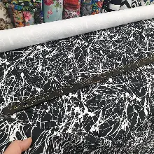 Yatak Odası - Siyah Beyaz Çizgi Desenli Fon Perde Evm717 Kumaşı Kalındır Duck Bezi Değildir- Siyah-Beyaz