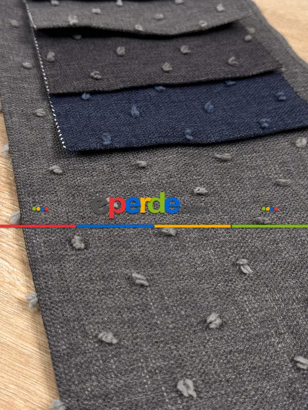 Yatak Odası - 11 Farklı Renk Ponponlu Keten Fon Perde