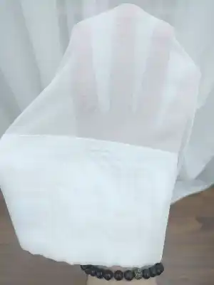 Beyaz Tergal Düz Tül (geniş En:280cm) Etek Katlamalı- Beyaz