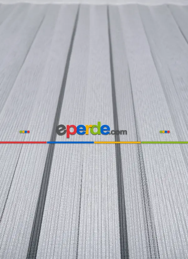 2025 Etek Örme Bantlı Sugar Tül Perde 2165