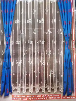 Milano Çocuk Odası Gemici Pano Fon - Mavi 50cm X 1cm 
