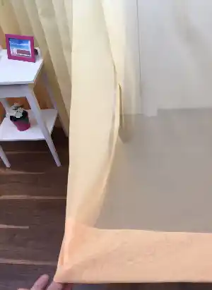 Kız Çocuk Odası Tül Perde- Sarı