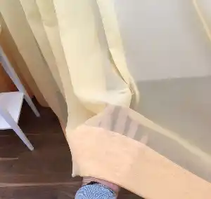 Kız Çocuk Odası Tül Perde- Sarı