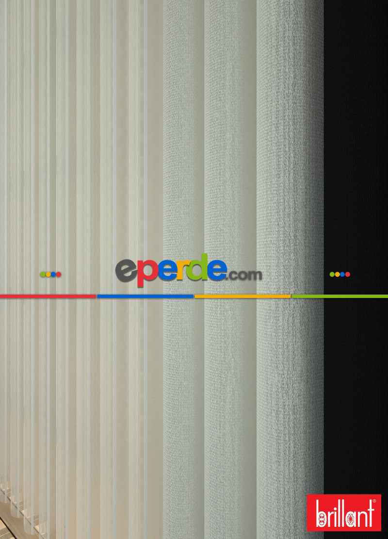 Brillant Akıllı Tül Siyah-açık Krem Perde Tül Dikey Zebra Perde Düz 1. Kalite