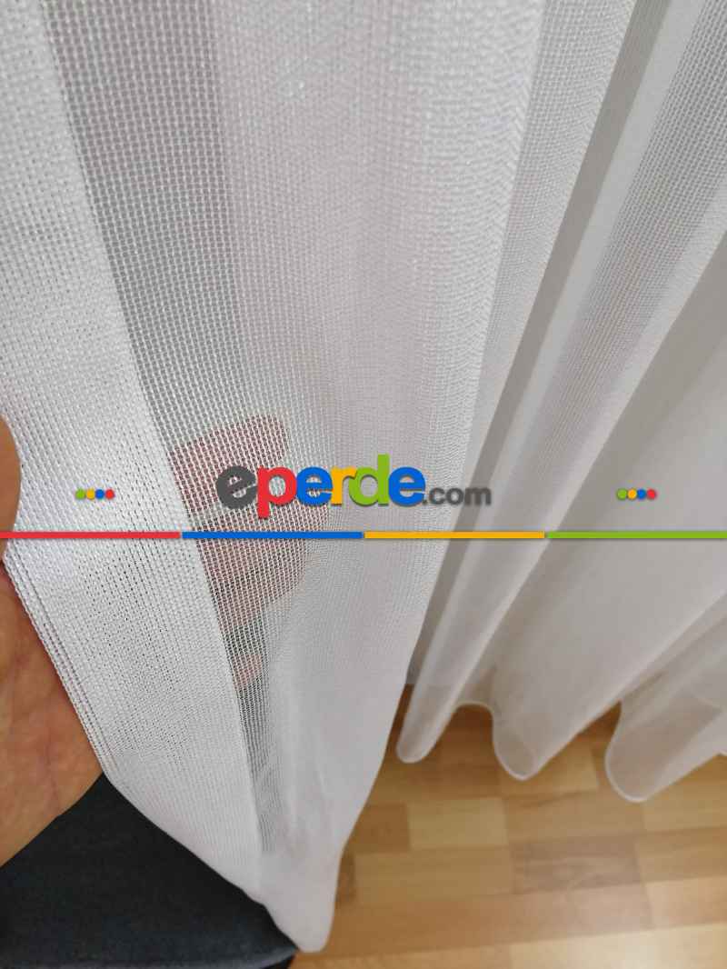 Yatak Odası - Leor Zırh Güneş Işığında Parlayan Tül Perde - Sedef