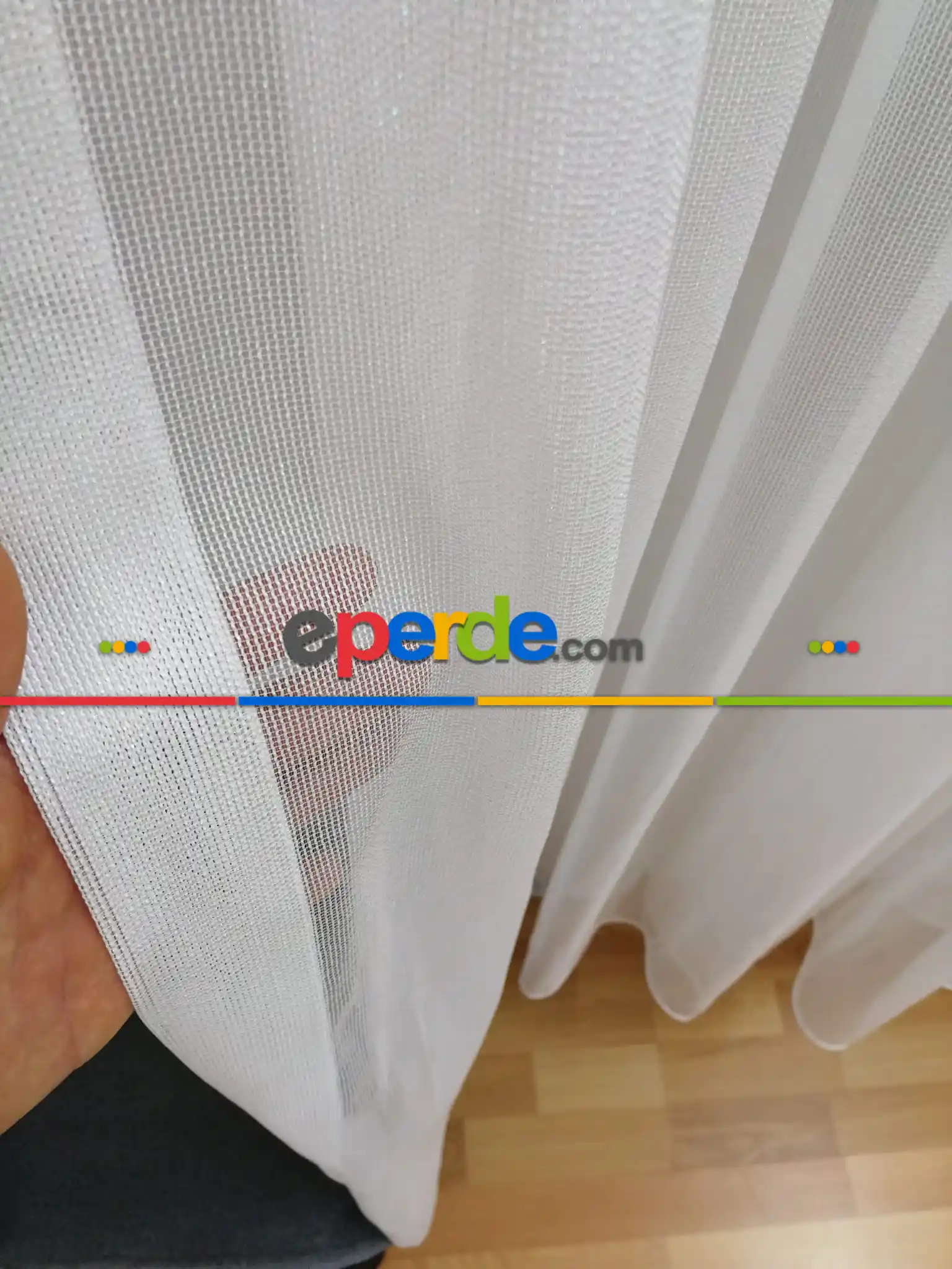 Oturma Odası - Leor Zırh Güneş Işığında Parlayan Tül Perde - Sedef