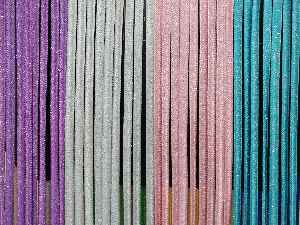 Gri Rengi İp Perde İpek Koza Serisi- Gri-füme-antrasit-gümüş