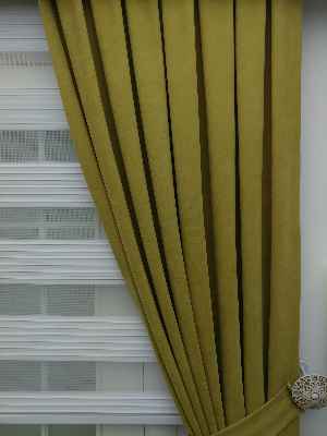 Açık Yeşil Düz Fon Perde (280 Eninde)- Açık Yeşil