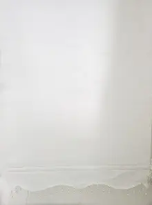 Brillant Böğürtlen Boncuklu Stor Perde- Beyaz-krem-ekru