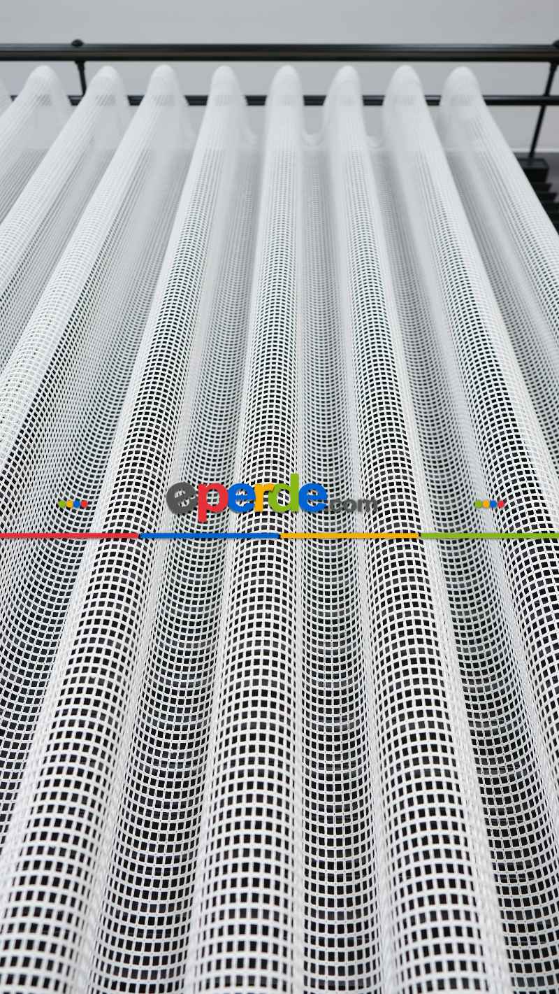 Ekru File Tül Perde, Ağır Gramajlı Premium Seri