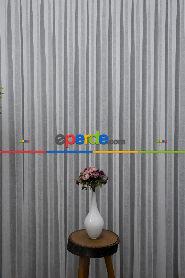 Mutfak - Natural Keten Tül Ekru Yüksek Kalite