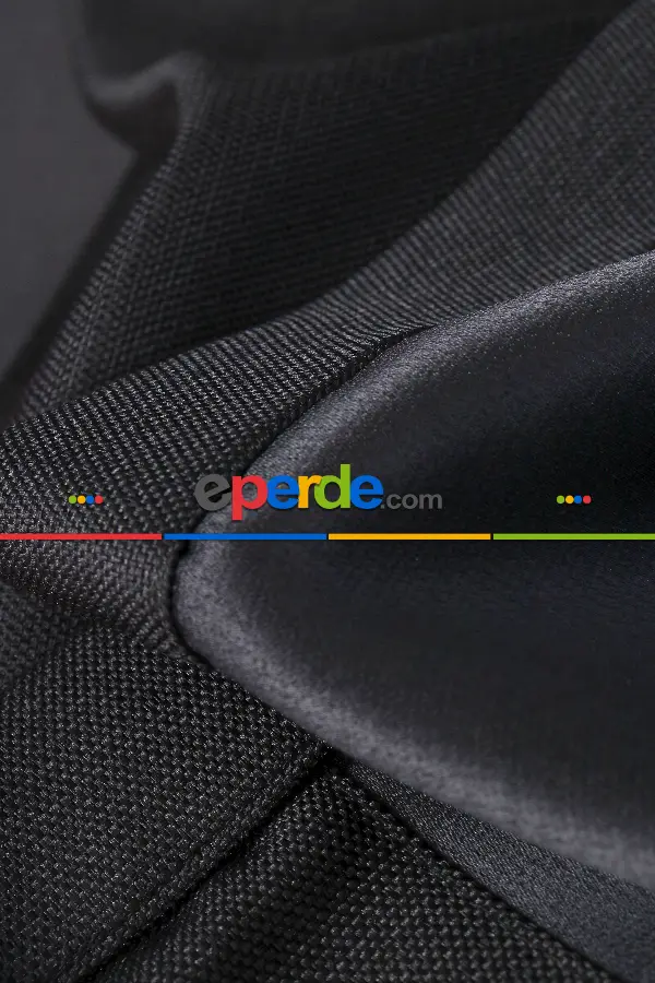 Siyah Keten Blackout Karartma Işık Geçirmez