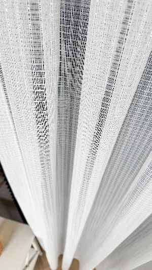 Simli Çizgili Modern Zarif Düz Tül Perde Mira Tül