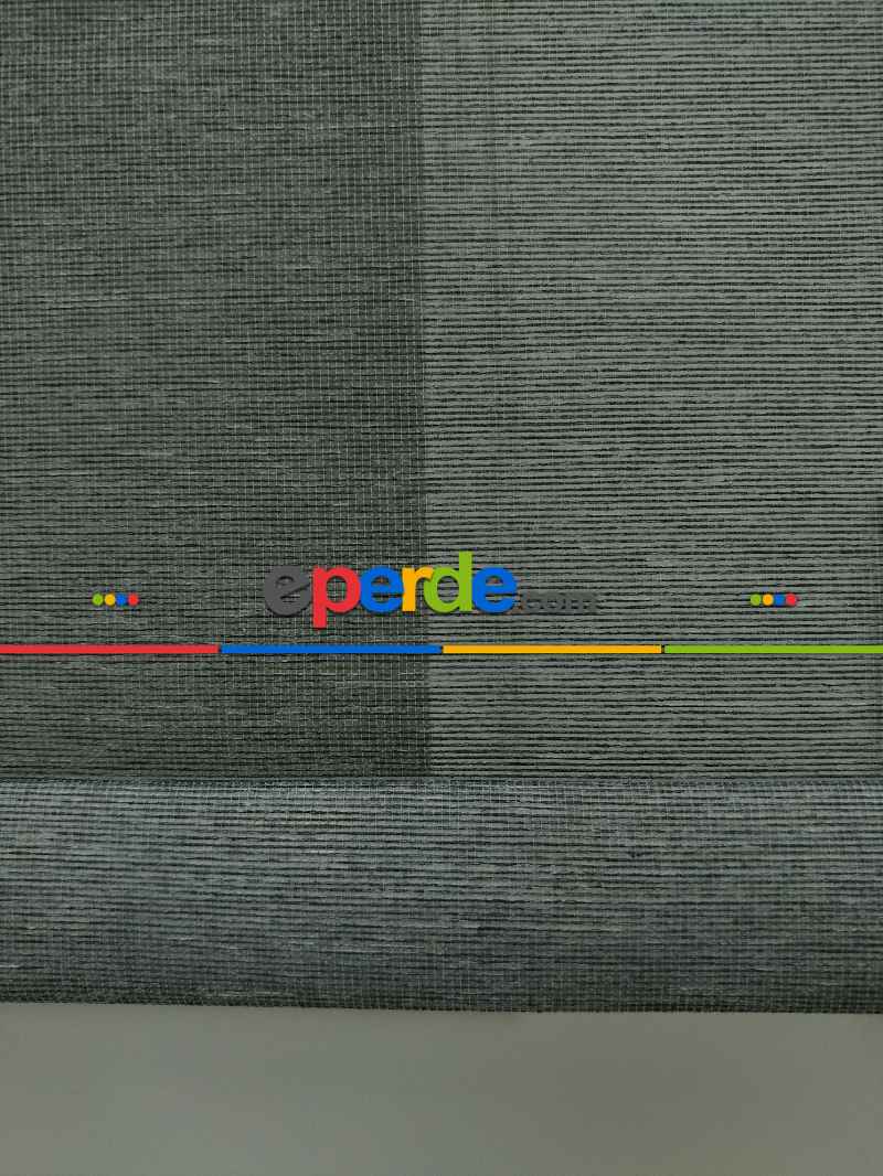 Çiftli Sistem Tül Stor- Gri-füme-antrasit