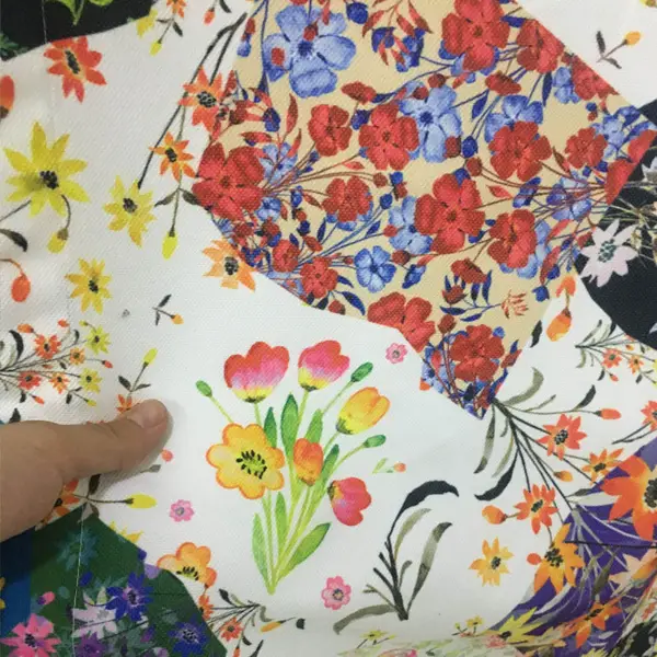 Patcwork Desenli Fon Perde Evm1118 Kumaşı Kalındır Duck Bezi Değildir-  Çok Renkli 2