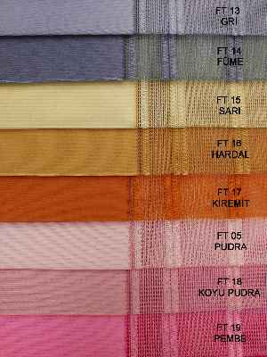 Salon - Çizgili Tül Dikey Zebra Perde - Ft27 Çağla Yeşili- Ft26 Turkuaz- Ft25 Mint Yeşili- Ft02 Ekru- Yeşil