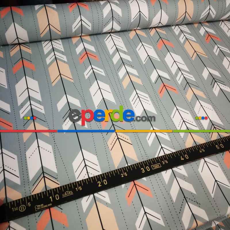 Pop Art Fon Perde K395 P - Kumaşı Kalındır Duck Bezi Değildir.- Beyaz-Bej-Pembe-Çok Renkli-Gül Pembe