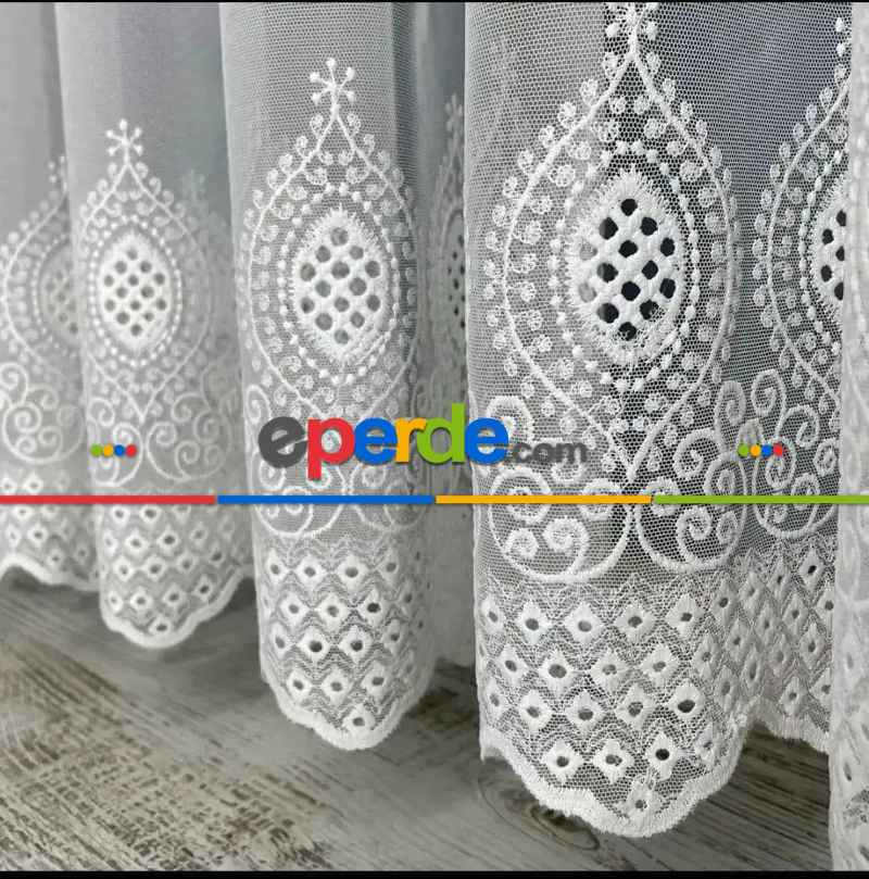 Yatak Odası Tül - Etek İşlemeli Ttm Tül