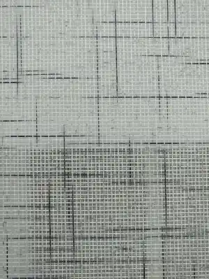 Salon - Keten Tül Stor Wicker - Çiftli Sistem Tül Stor Perde (wicker)- Gri-füme-antrasit