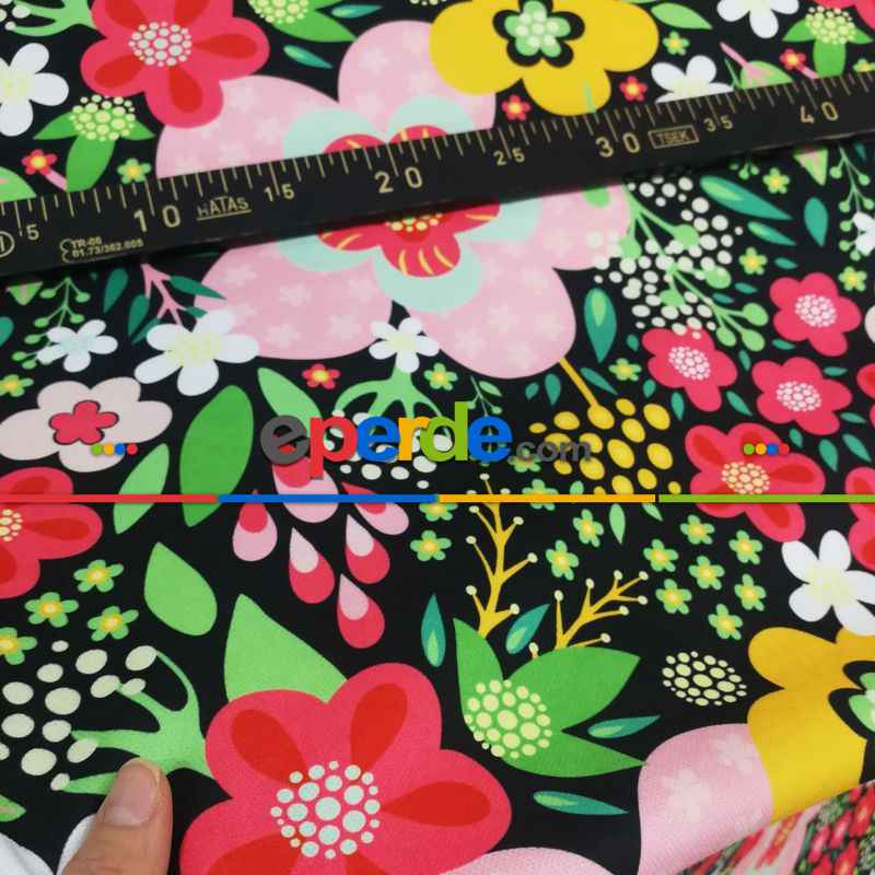 Mutfak Fon Perde- Siyah