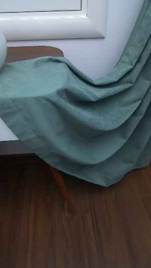 Turkuaz Yeşili Ara Renk - Düz Fon Perde (280 Eninde)- Turkuaz Yeşili Ara Renk