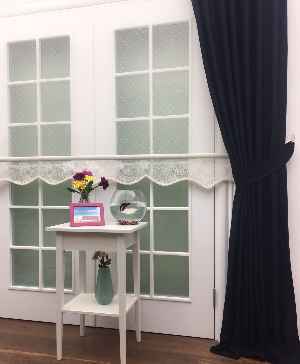 Düz Fon Perde - Siyah- Siyah