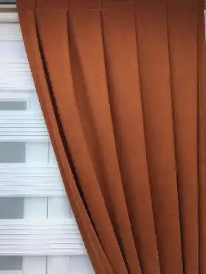 Tarçın Rengi Düz Fon Perde Lacost- Diğer