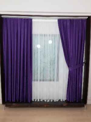 Soft Mor Fon Perde- Mor