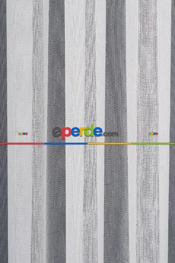 Salon Tül - Balık Sırt Düz Tül Perde Ütü İstemez