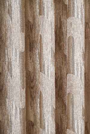 Avantgarde Antrasit Dalgalar Desenli– Modern Jakar Dokuma Fon Perde