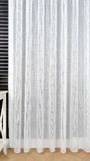 Simli Çizgili Modern Zarif Düz Tül Perde Mira Tül