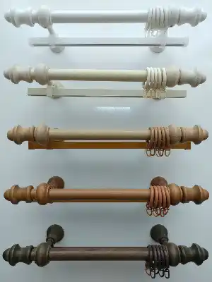 Rustik Perdelik - Çam- Altın 100cm X 5cm 