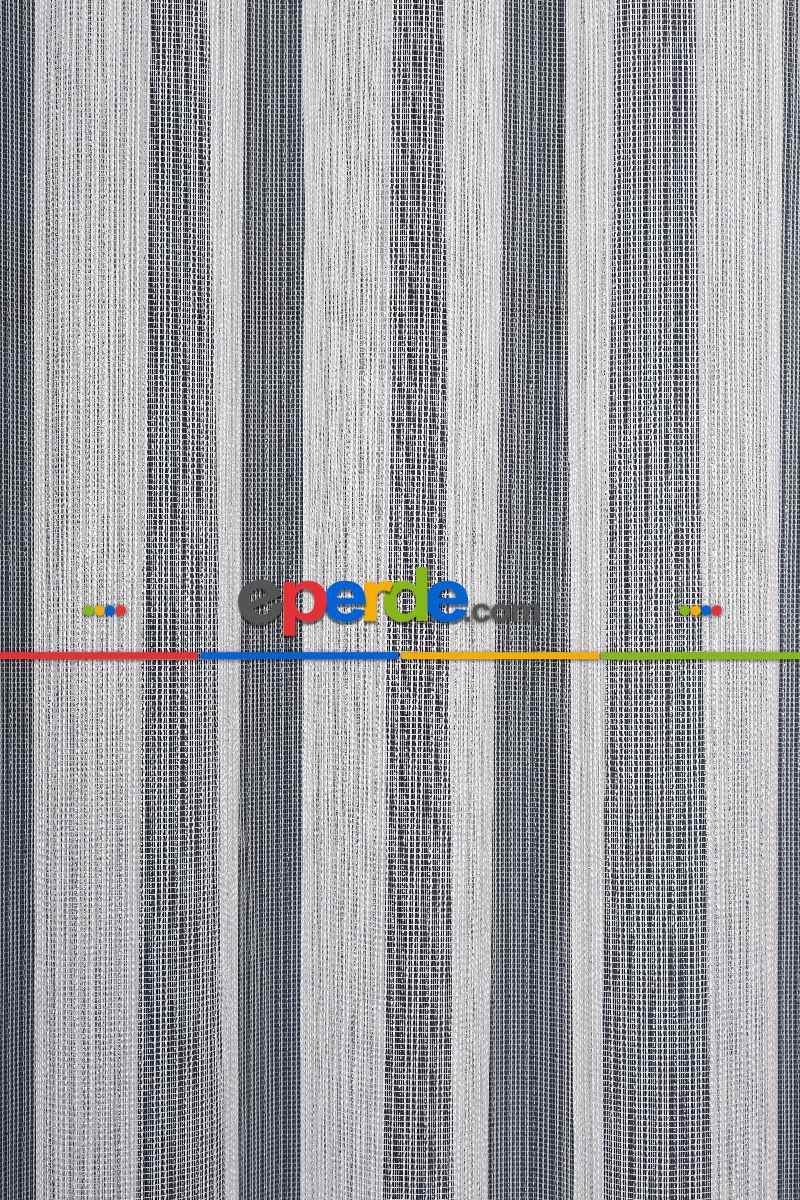 Salon Tül - Zümrüt Gümüş Simli Düz Tül Perde