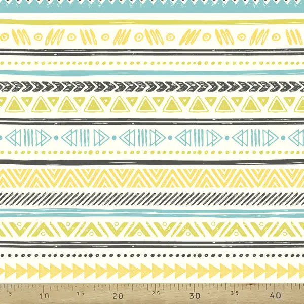 Popart Desenli Fon Perde Evm353-1 Kumaşı Kalındır Duck Bezi Değildir- Siyah-Mavi-Sarı-Beyaz