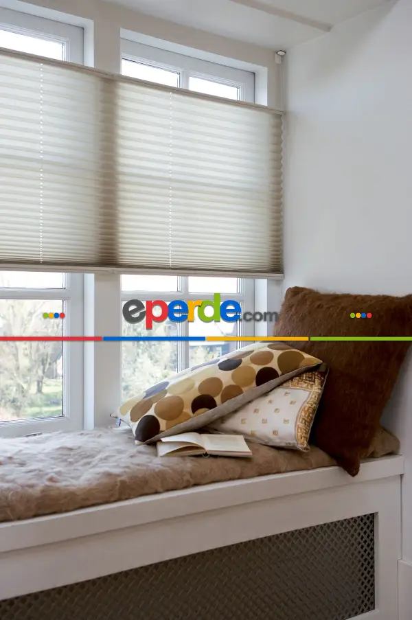 Mutfak Plise Perde - Kolay Montaj Sistemli - Cam Balkon Ve Pimapen İçin - 16 Renk - Vidalı