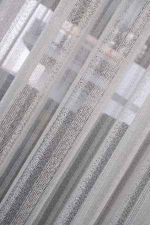 % 50 İndirimli Hazır Ölçü Düz Çizgili Tül - Ütü İstemez 761 H