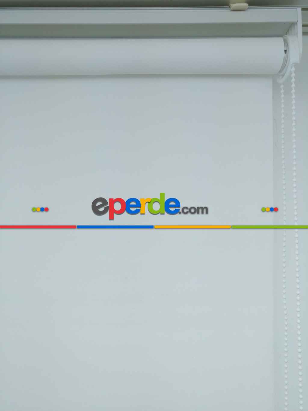 Yatak Odası Stor Perde - Düz Stor Perde Pvc Mat Beyaz - Yıkanabilir Stor- Beyaz