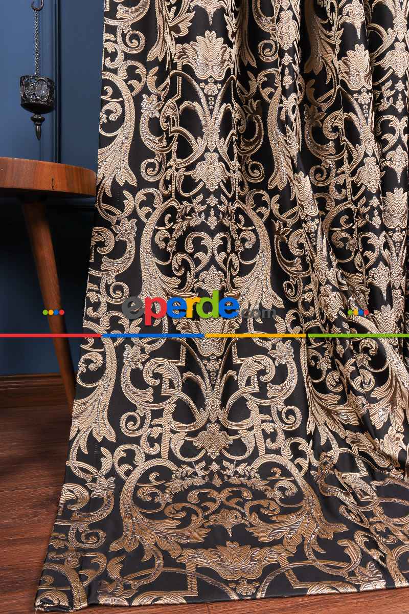 Salon Fon Perde - Divan Jakar Dokuma Fon Perde