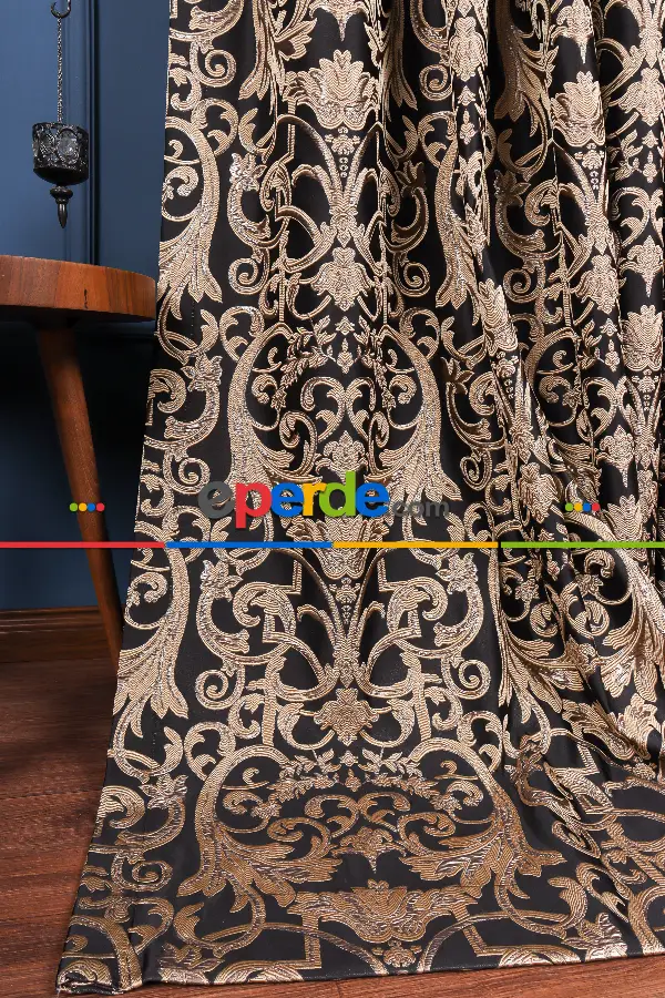 Yatak Odası Fon Perde - Divan Jakar Dokuma Fon Perde