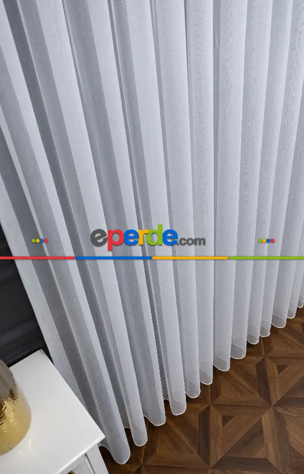 Bambu Düz Tül - Kurşunlu Tül