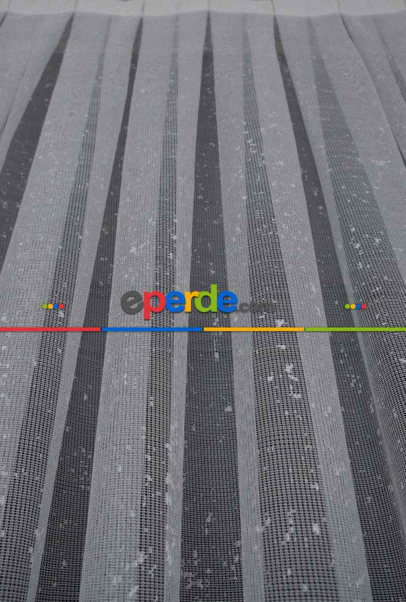 Modern Pembe Ve Kahverengi Desenli Degrade Geçişli Örme Tül Perde Yüksek Kalite