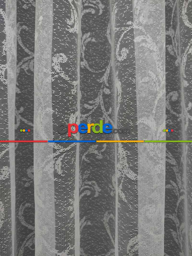 Yatak Odası - ( Orjinal ) Taç Salon Fransız Dantel Sarmaşık Tül Perde 
