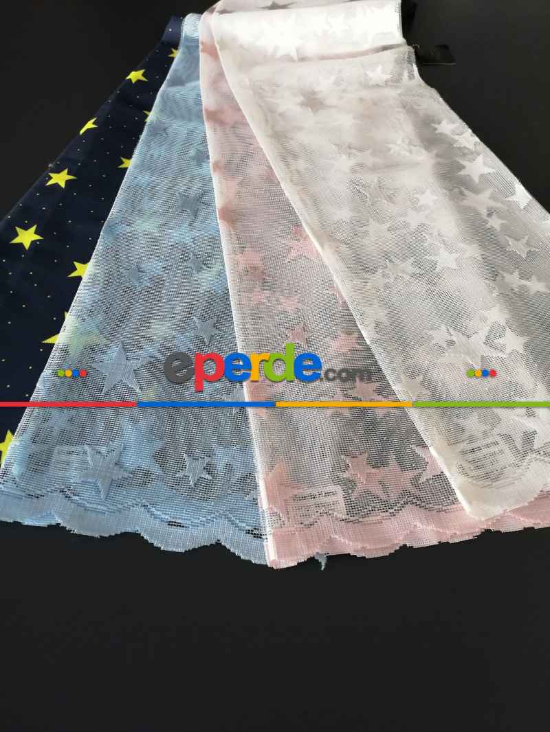 Milano Çocuk Odası Yıldız Pano Fon - Mavi 50cm X 1cm 