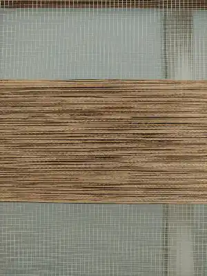 Kahve Bambu Zebra Perde 70x200cm- Kahverengi