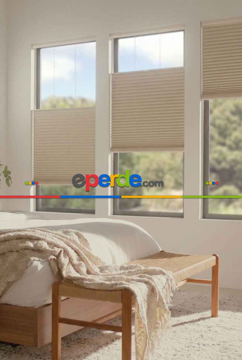 Premium Blackout Plise Perde, Karartma Serisi Cam Balkon Perde