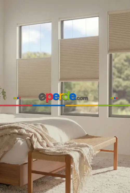 Premium Blackout Plise Perde, Karartma Serisi Cam Balkon Perde