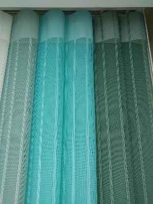 Salon - Çizgili Tül Dikey Zebra Perde - Ft27 Çağla Yeşili- Ft26 Turkuaz- Ft25 Mint Yeşili- Ft02 Ekru- Yeşil