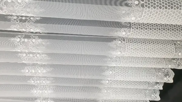 Yatak Odası - Bambu Petek İşleme Ütü İstemez Kırışmaz Tül