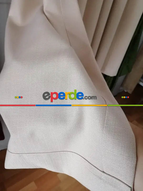 Milpa Keten Düz Fon Perde - 32 Renk Seçekli