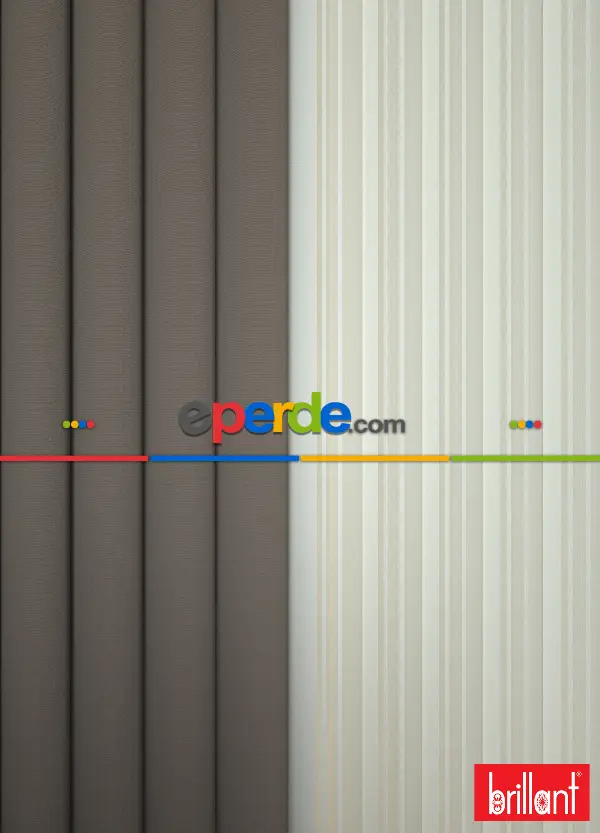 Brillant Akıllı Tül Perde Bronz Kahverengi Renkli Tül Dikey Zebra Perde Düz 1. Kalite